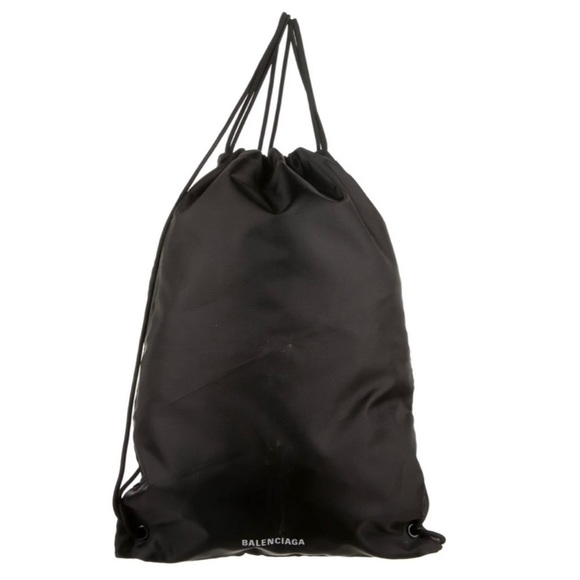 Balenciaga Handbags - Balenciaga Logo Nylon Backpack